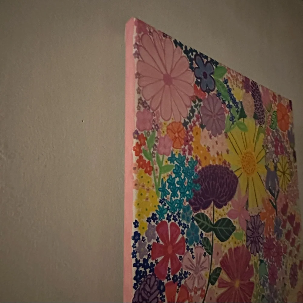Colorful Floral Painting - Picture 3 of 8